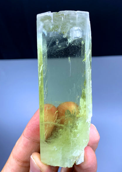 Gemmy Yellow Triphane Kunzite Crystal from Afghanistan - 111 gram