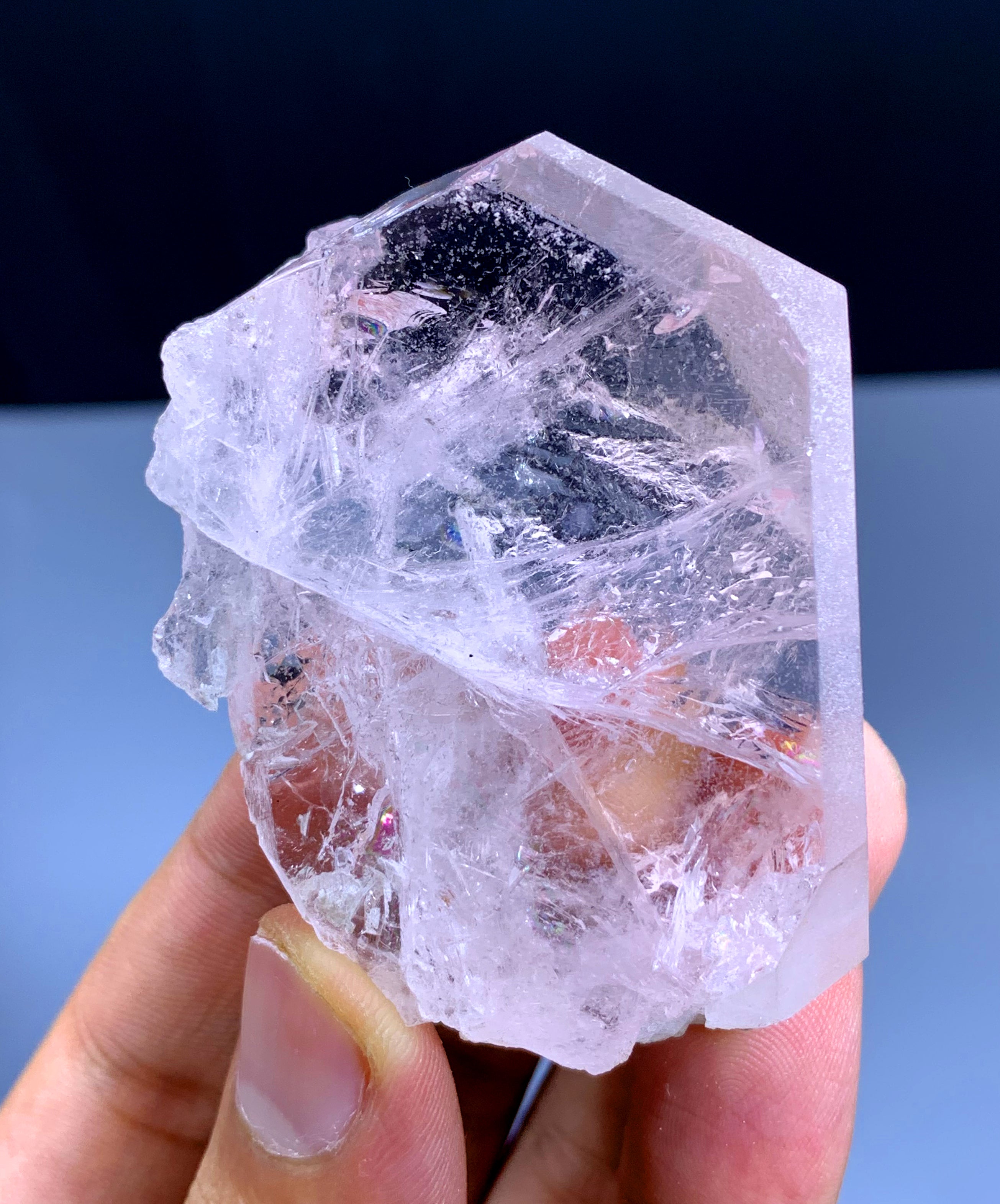 Natural Pink Morganite Crystal from Afghanistan - 76 gram
