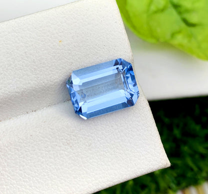 Santa Maria Blue Color Aquamarine Gemstone, Loose Gemstone, Aquamarine Faceted Cut Stone, Gemstone Jewelry - 3.90 CT