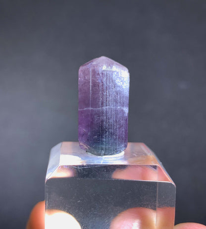 Purple Tourmaline Crystal From Afghanistan - 21.65 Carats
