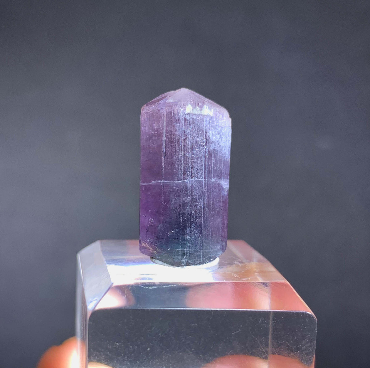 Purple Tourmaline Crystal From Afghanistan - 21.65 Carats