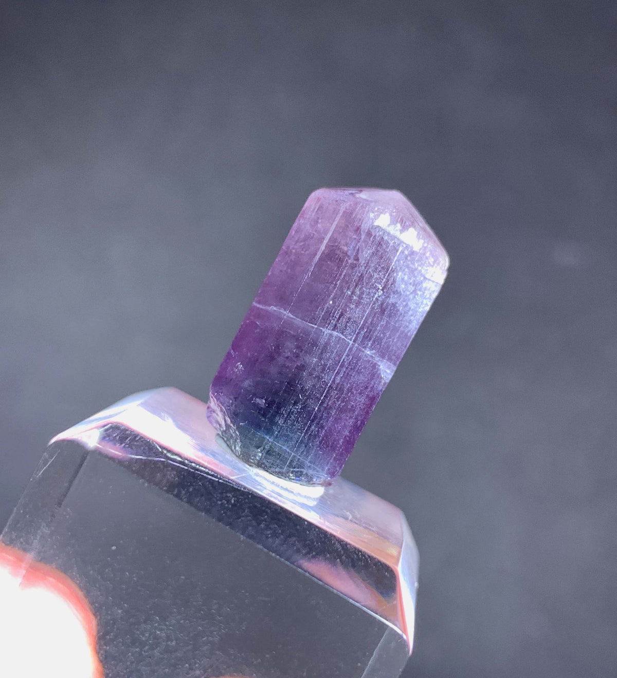 Purple Tourmaline Crystal From Afghanistan - 21.65 Carats