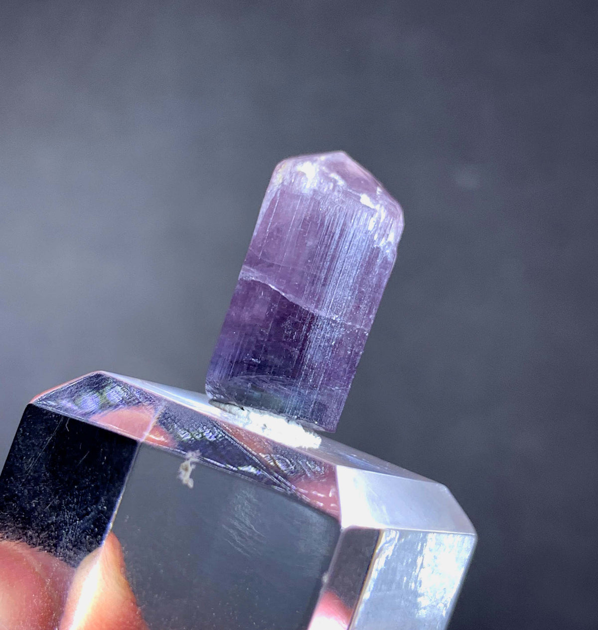 Purple Tourmaline Crystal From Afghanistan - 21.65 Carats