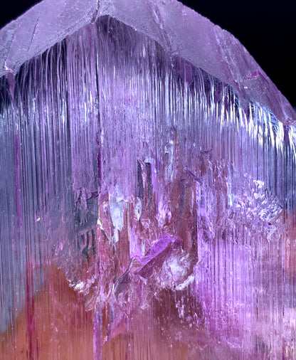 v Shape Terminated Pink Kunzite Crystal from Afghanistan - 520 gram