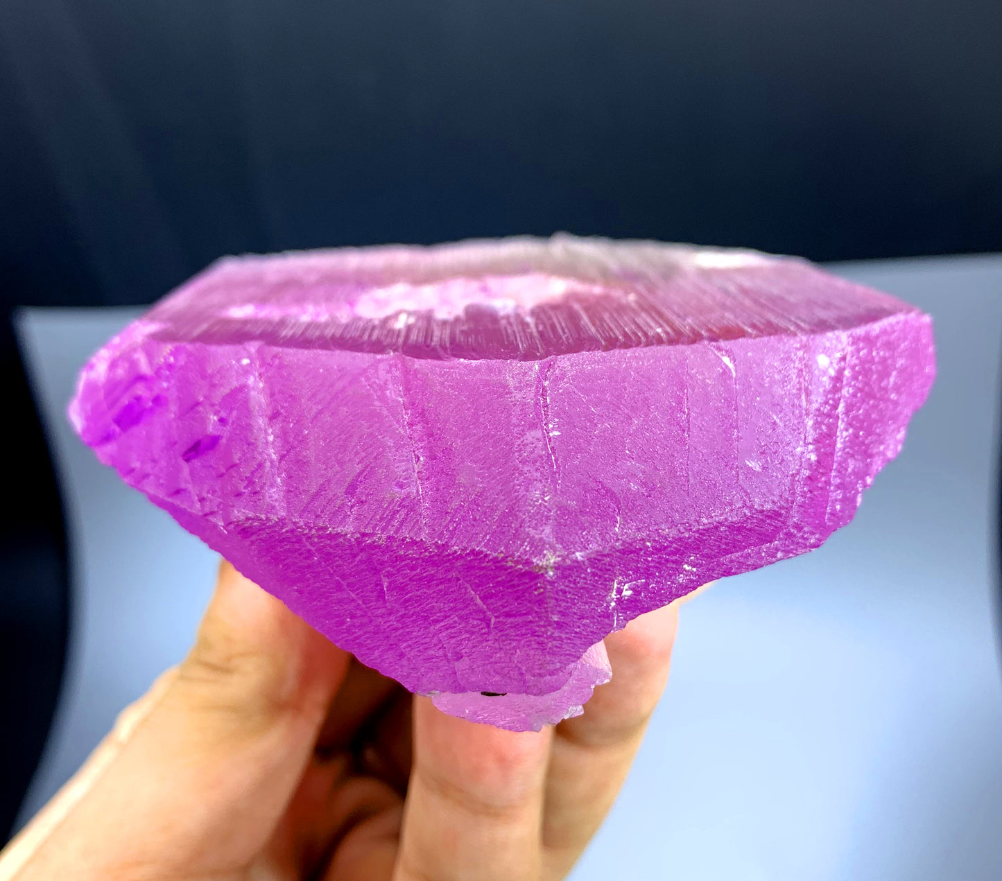 v Shape Terminated Pink Kunzite Crystal from Afghanistan - 520 gram