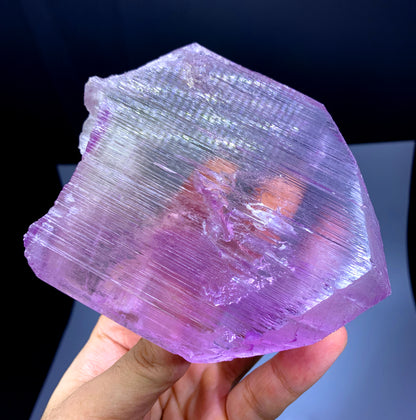 v Shape Terminated Pink Kunzite Crystal from Afghanistan - 520 gram