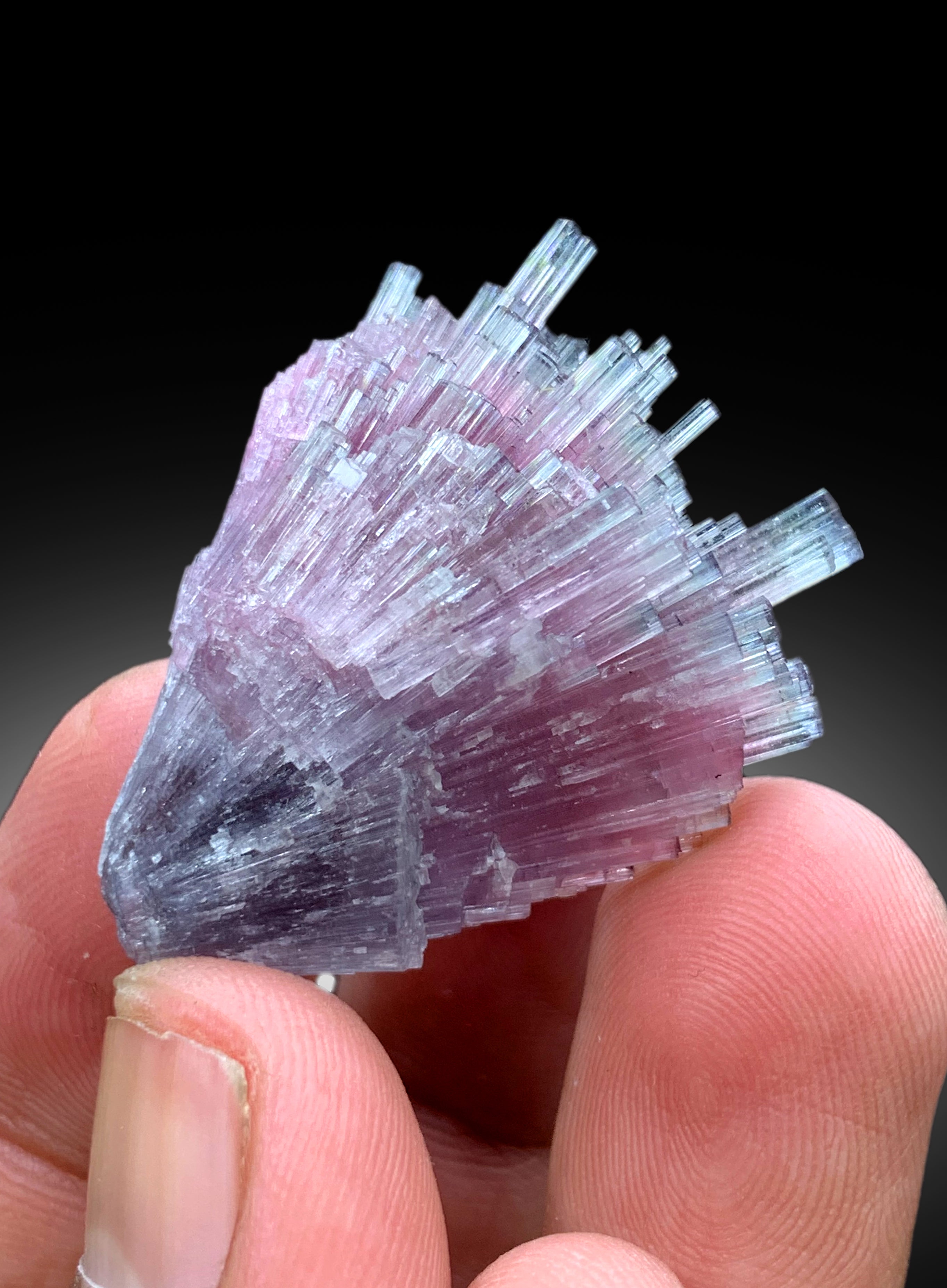 Cotton Candy Tourmaline Bunch, Tourmaline Cluster, Raw Mineral, Tourmaline Specimen, Afghan Tourmaline, Tourmaline Gemstone - 16 gram