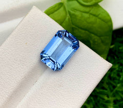 Emerald Cut Santa Maria Blue Color Aquamarine Gemstone, Loose Gemstone, Aquamarine Faceted Cut Stone, Gemstone Jewelry - 4.95 CT