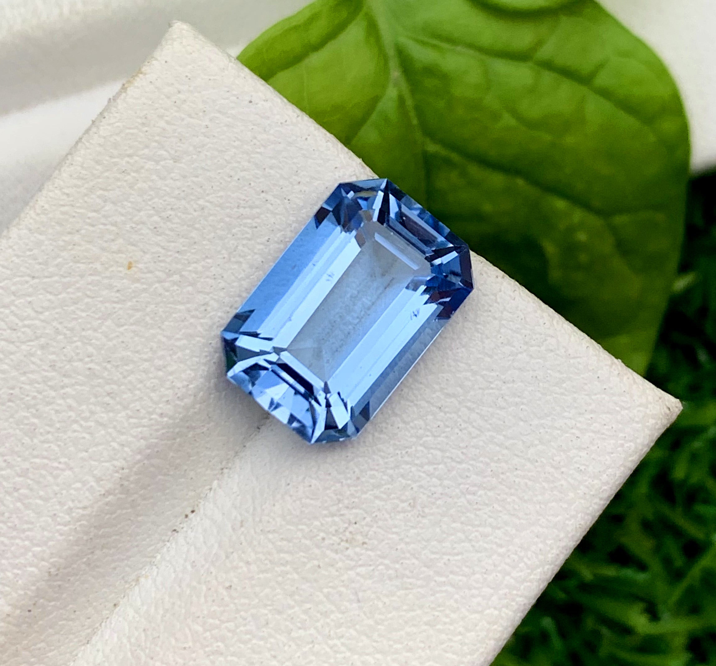 Emerald Cut Santa Maria Blue Color Aquamarine Gemstone, Loose Gemstone, Aquamarine Faceted Cut Stone, Gemstone Jewelry - 4.95 CT