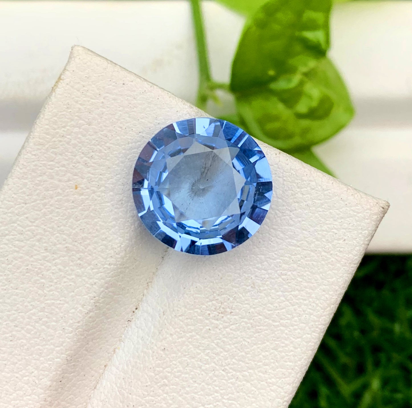 Round Shape Santa Maria Blue Color Aquamarine Gemstone, Loose Gemstone, Aquamarine Faceted Cut Stone, Gemstone Jewelry - 5.00 CT
