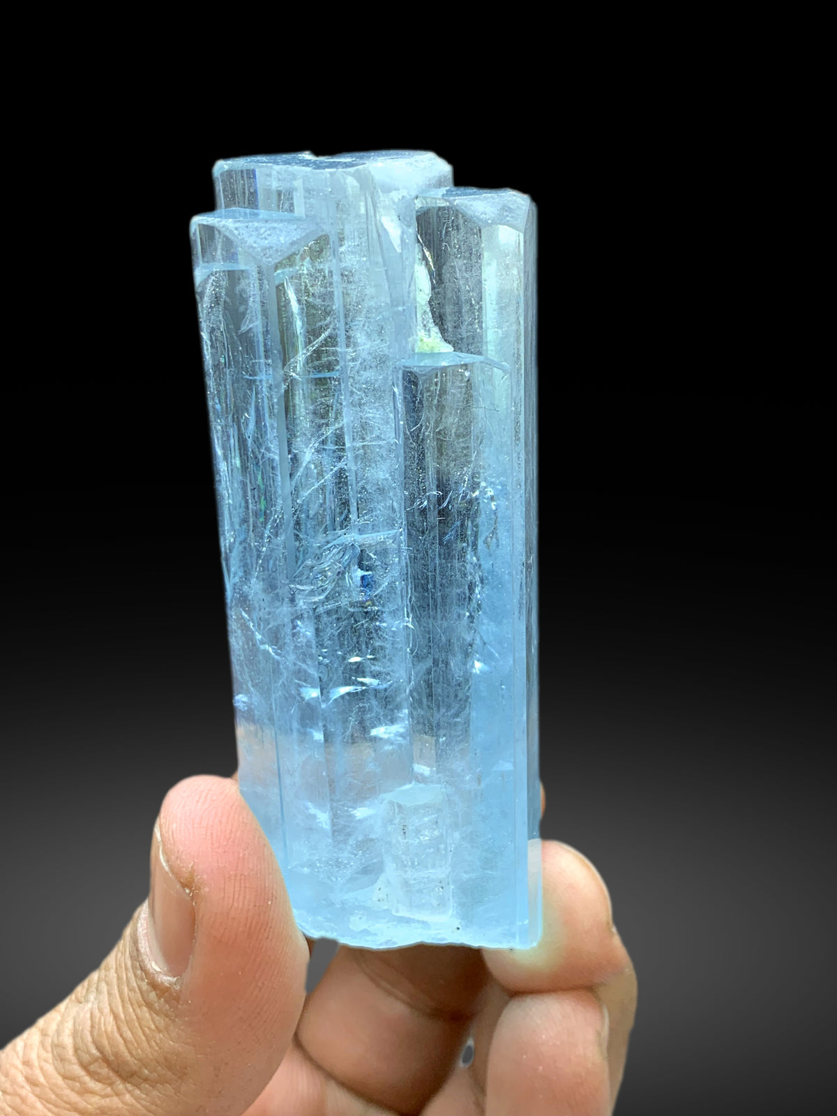 Natural Sky Blue Aquamarine Crystal from Pakistan - 126 gram