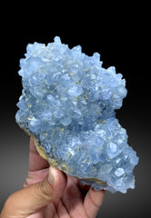 Natural Blue Color Celestine Cluster, Celestine Bunch, Fine Mineral, Celestine Specimen from Baghdis Mine Afghanistan - 1287 gram