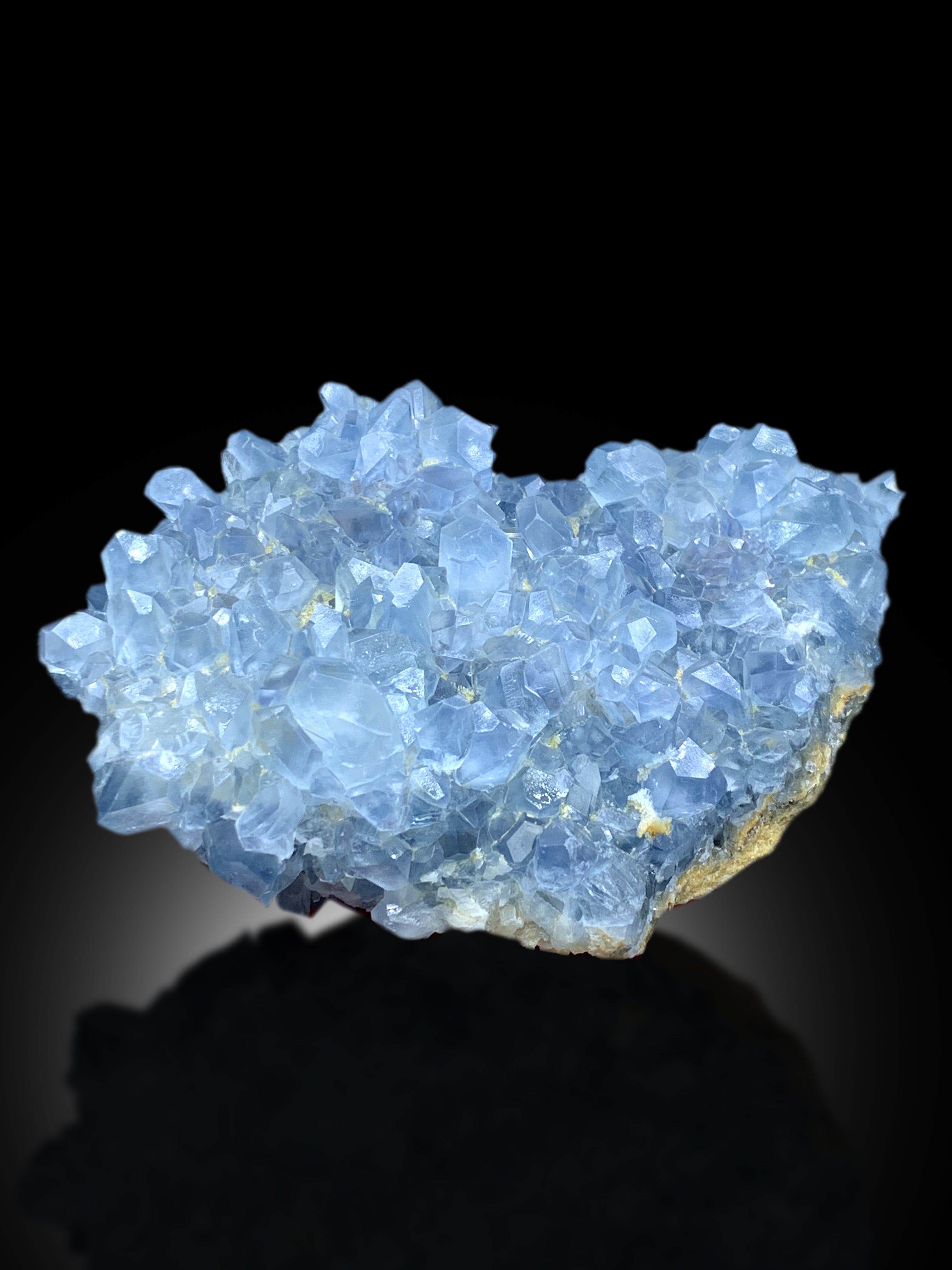 Natural Blue Color Celestine Cluster, Celestine Bunch, Fine Mineral, Celestine Specimen from Baghdis Mine Afghanistan - 1287 gram