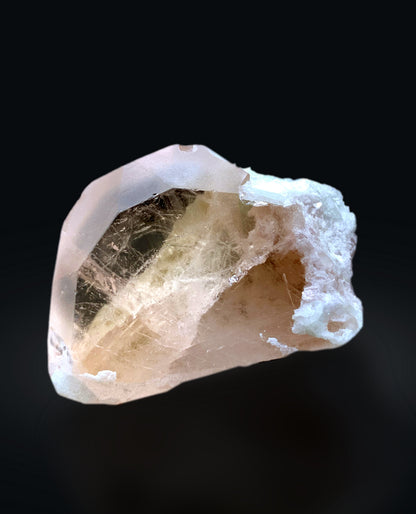 Peach Pink Morganite on Albite from Afghanistan - 62 gram