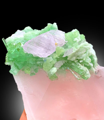 Pink Morganite with Kunzite and Green Tourmalines from Dara-i-Pech Afghanistan - 291 gram