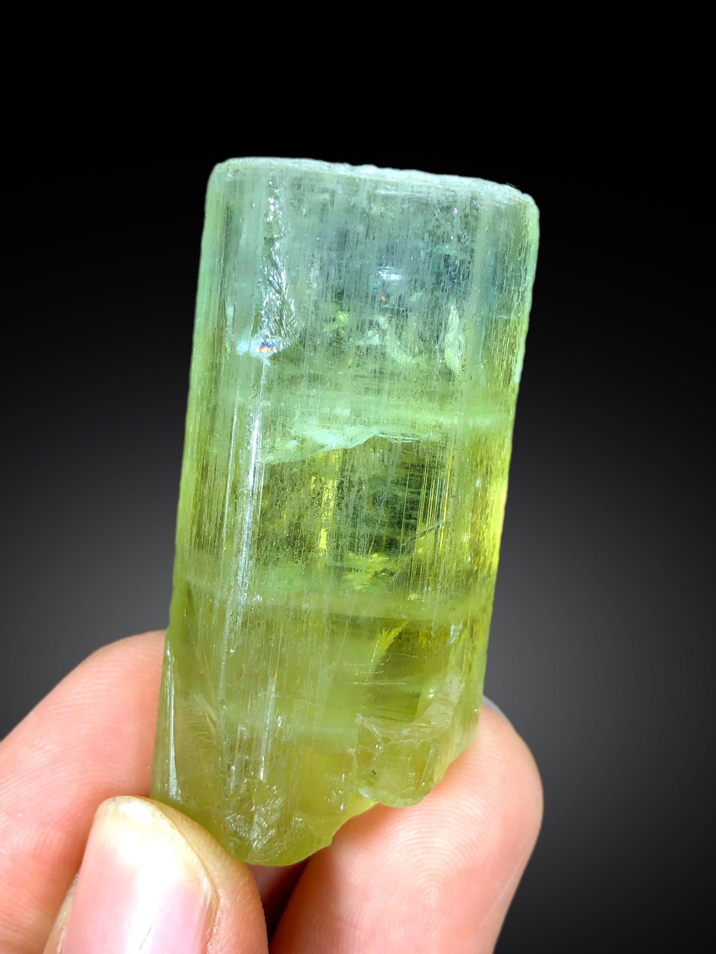 Natural Yellow Color Heliodor var Beryl Crystal, Raw Mineral, Crystal Specimen, Heliodor Crystal from Skardu Pakistan - 39 gram