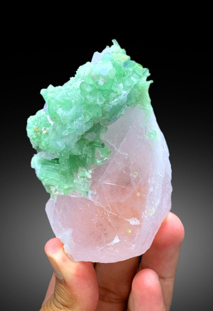 Pink Morganite with Kunzite and Green Tourmalines from Dara-i-Pech Afghanistan - 291 gram