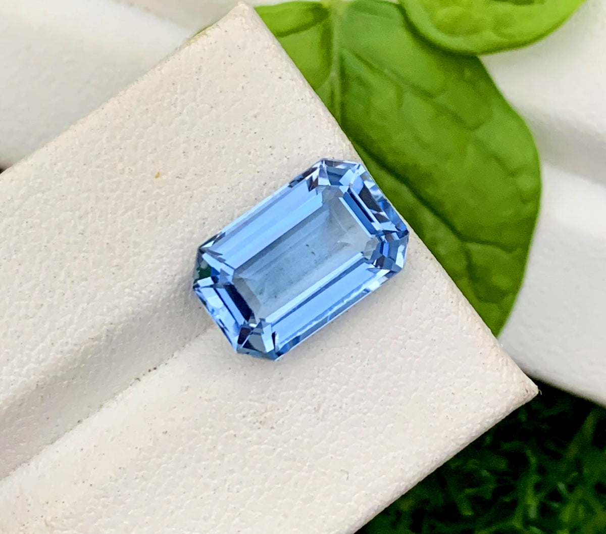 Santa Maria Blue Color Aquamarine Gemstone, Loose Gemstone, Aquamarine Faceted Cut Stone for Ring Making - 5.90 carat