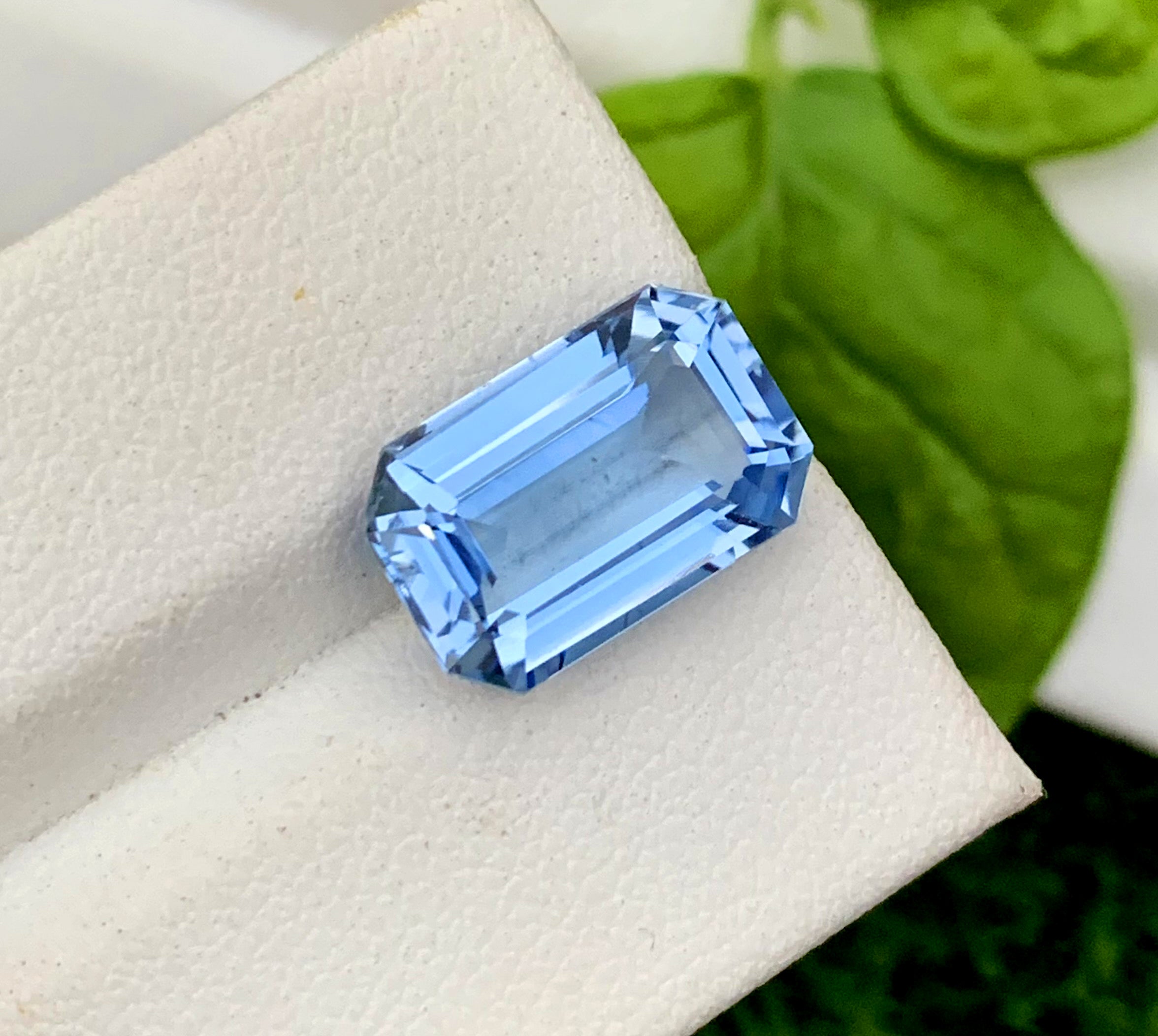 Santa Maria Blue Color Aquamarine Gemstone, Loose Gemstone, Aquamarine Faceted Cut Stone for Ring Making - 5.90 carat