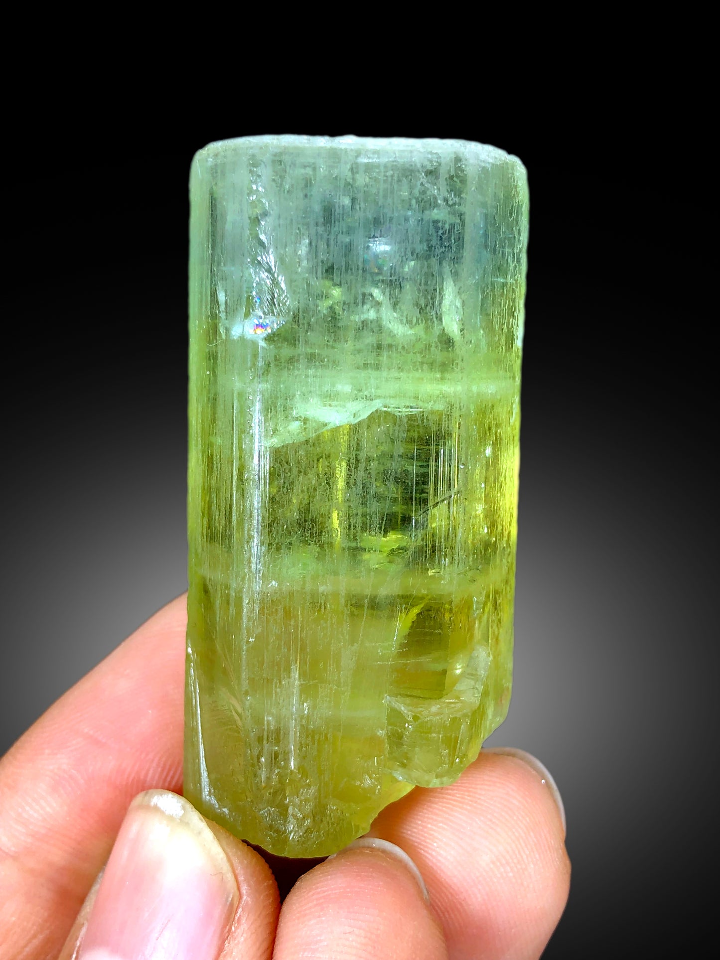 Natural Yellow Color Heliodor var Beryl Crystal, Raw Mineral, Crystal Specimen, Heliodor Crystal from Skardu Pakistan - 39 gram