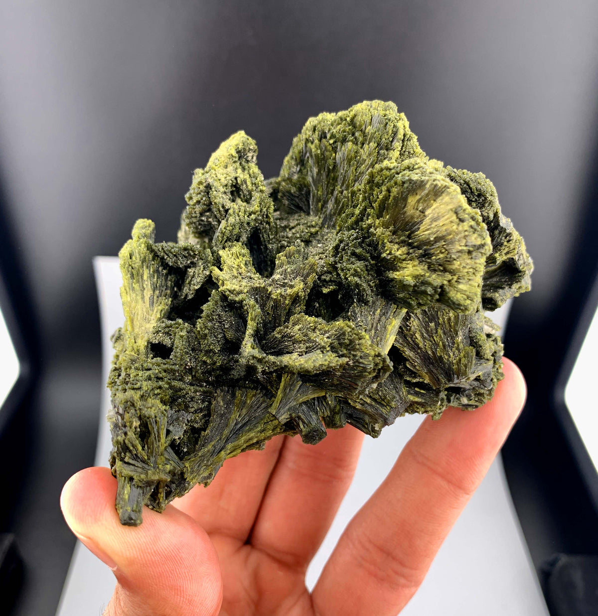 Tree Green Epidot Crystal From Pakistan - 212 Grams