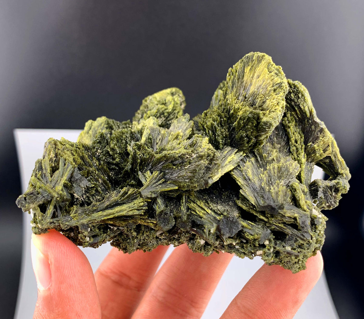 Tree Green Epidot Crystal From Pakistan - 212 Grams