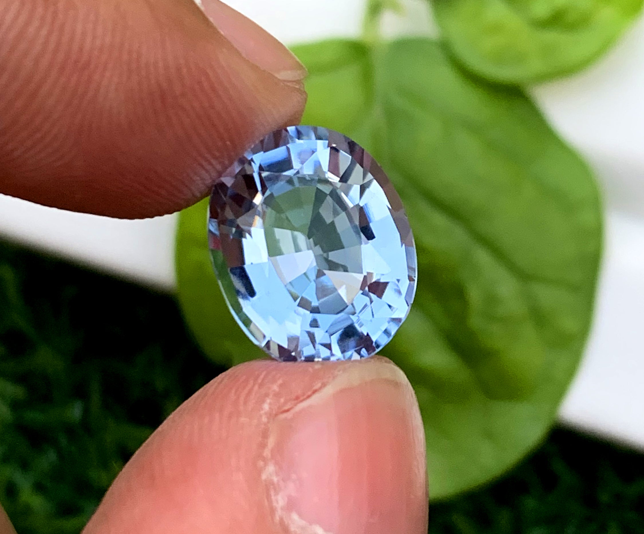 Santa Maria Blue Color Aquamarine Gemstone, Loose Gemstone, Aquamarine Faceted Cut Stone for Ring Making - 5.35 carat