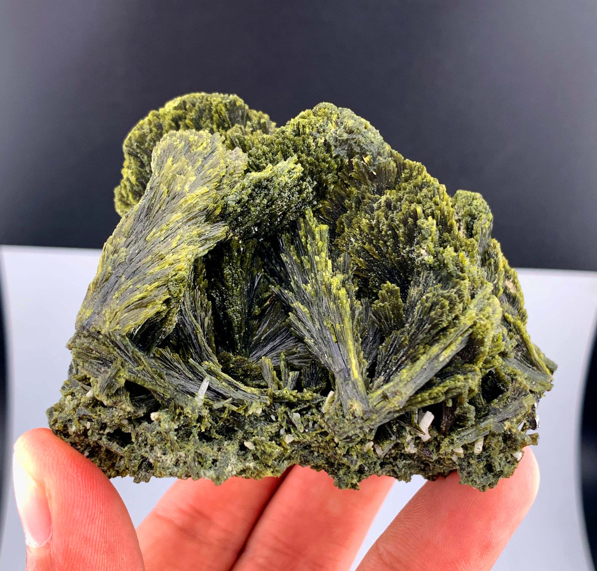Tree Green Epidot Crystal From Pakistan - 212 Grams