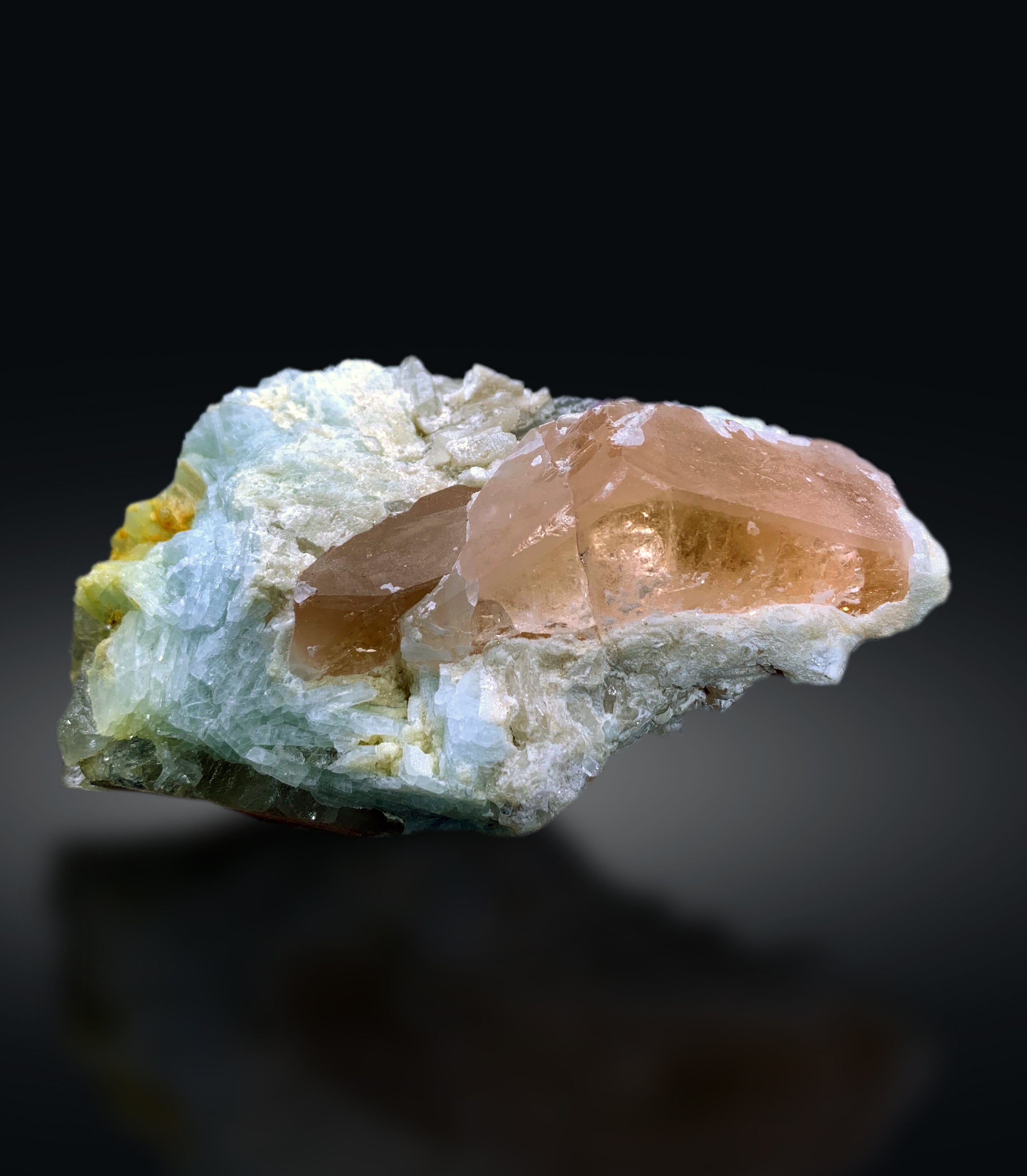 Pink Morganite on Albite from Afghanistan - 319 gram