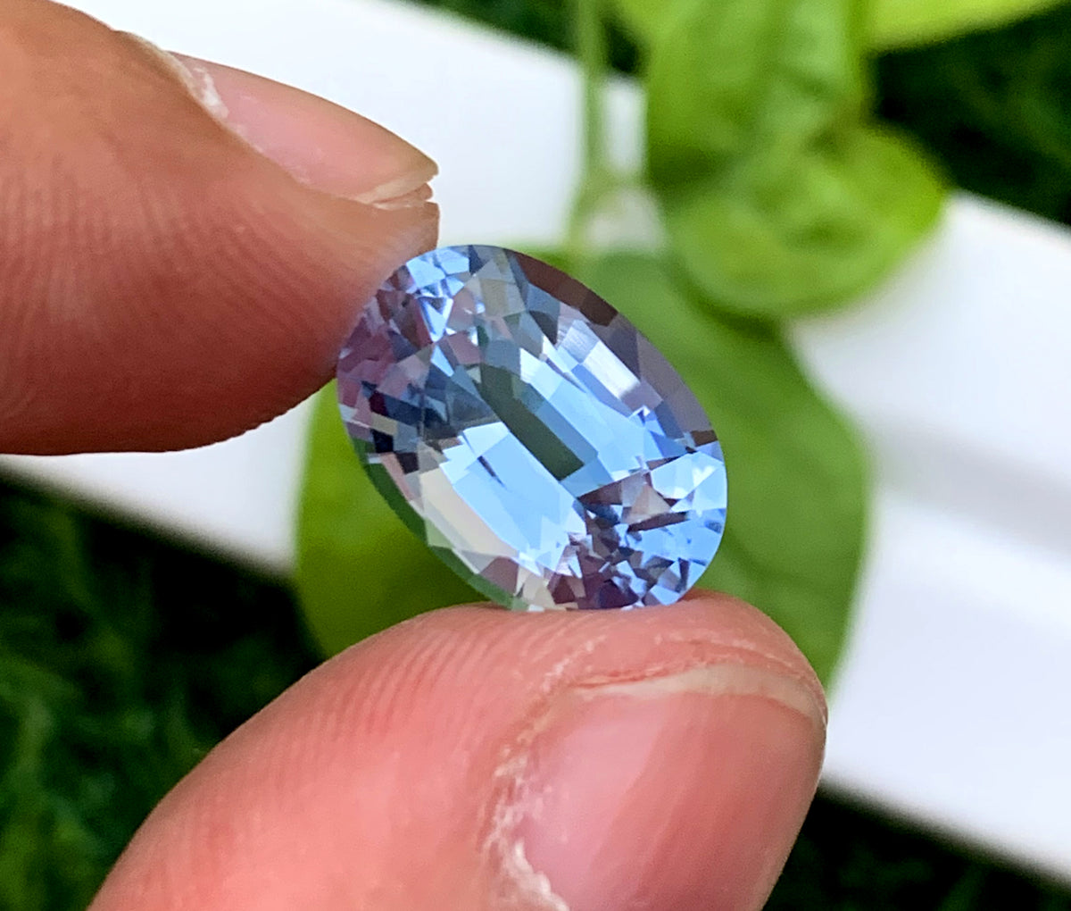 Santa Maria Blue Color Aquamarine Gemstone, Loose Gemstone, Aquamarine Faceted Cut Stone for Ring Making - 5.45 carat