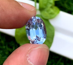 Santa Maria Blue Color Aquamarine Gemstone, Loose Gemstone, Aquamarine Faceted Cut Stone for Ring Making - 5.45 carat