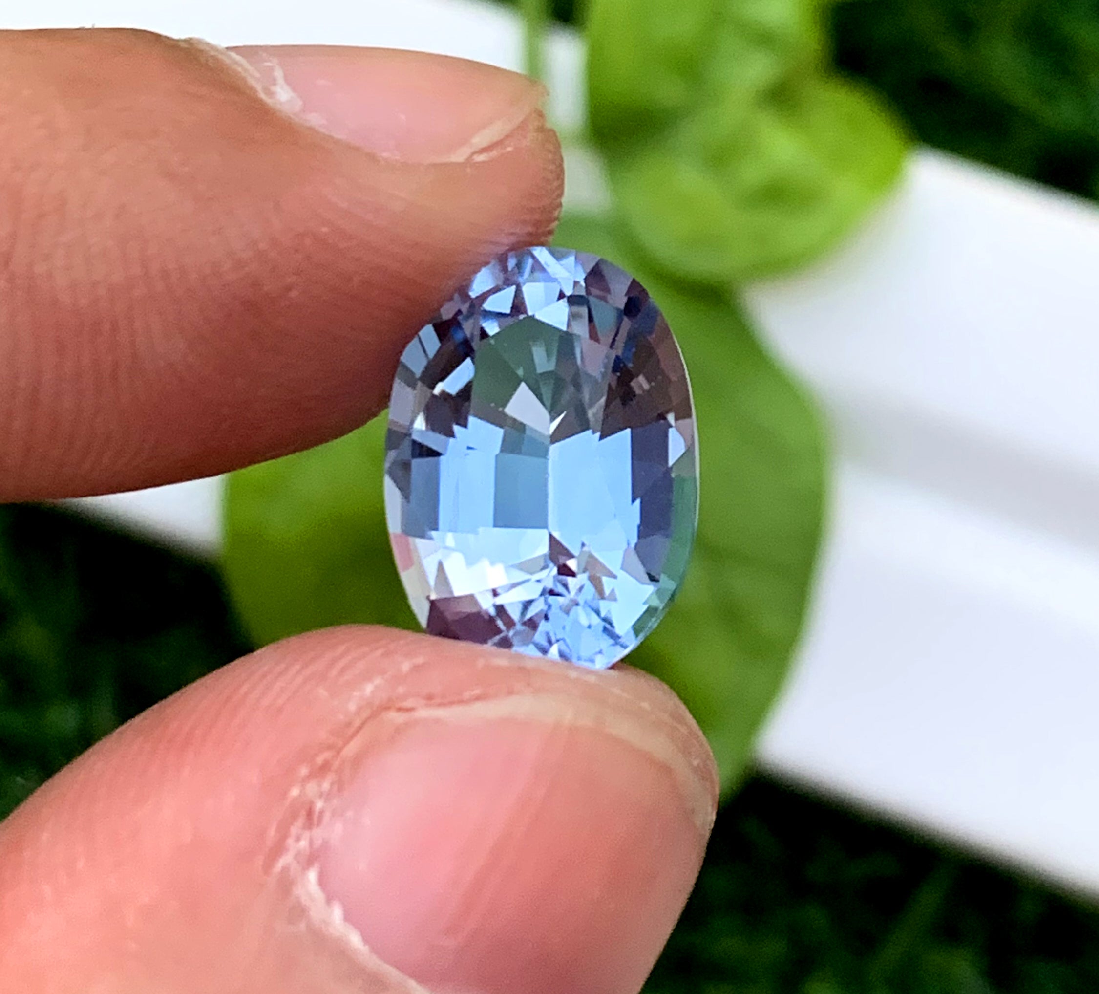 Santa Maria Blue Color Aquamarine Gemstone, Loose Gemstone, Aquamarine Faceted Cut Stone for Ring Making - 5.45 carat