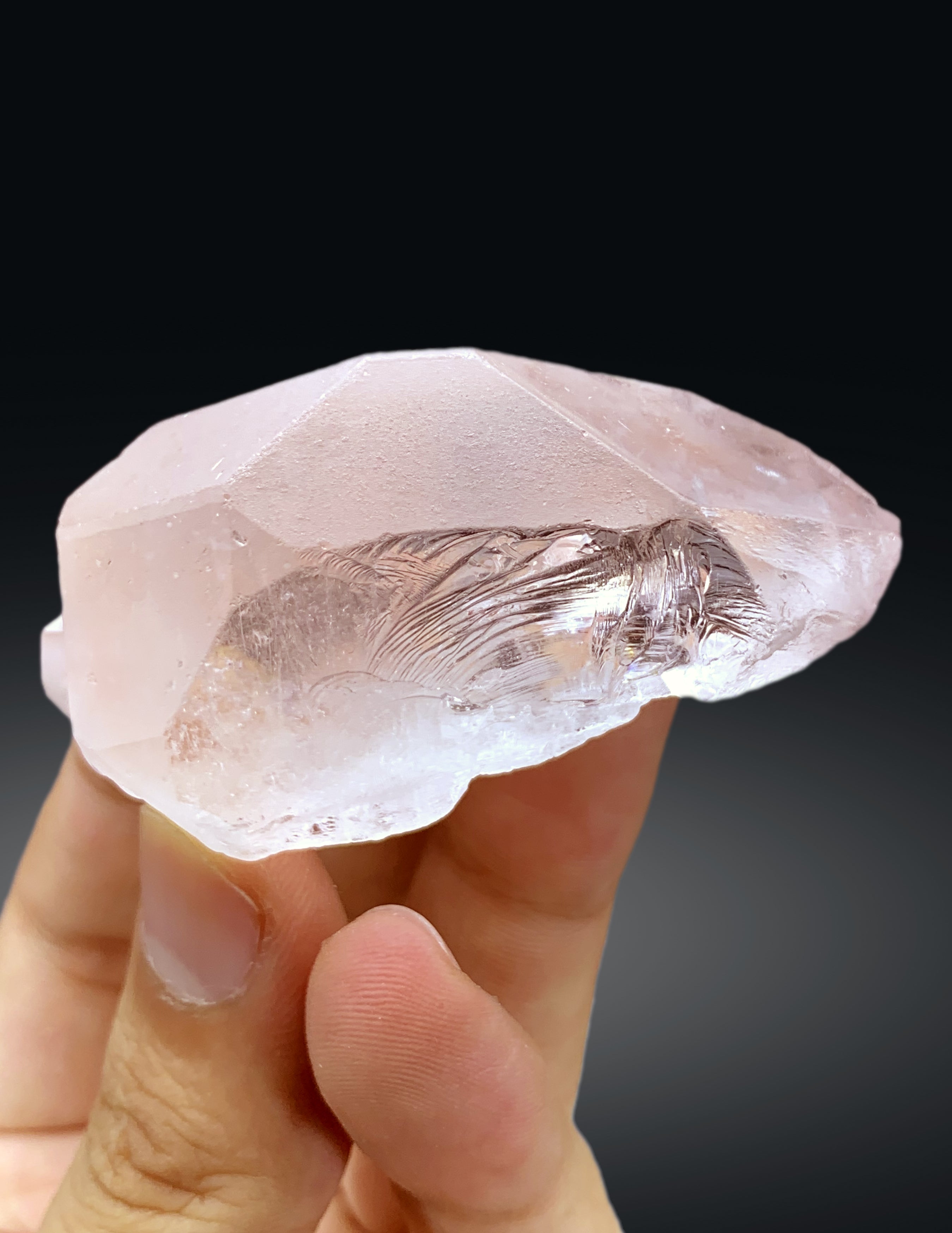 Gemmy Pink Morganite Crystal from Afghanistan - 61 gram