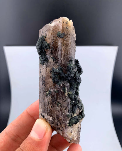 Purple Scapolite Crystal with Diopside From Afghanistan - 123 Gram