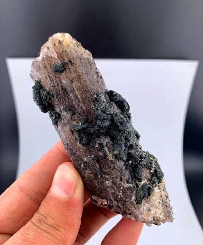 Purple Scapolite Crystal with Diopside From Afghanistan - 123 Gram