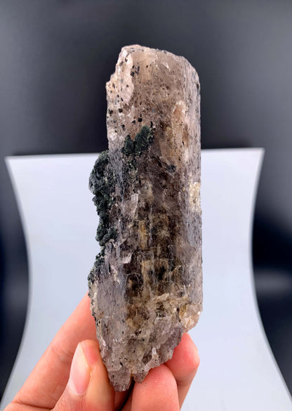 Purple Scapolite Crystal with Diopside From Afghanistan - 123 Gram
