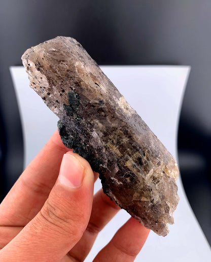 Purple Scapolite Crystal with Diopside From Afghanistan - 123 Gram