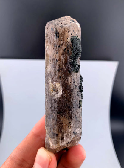 Purple Scapolite Crystal with Diopside From Afghanistan - 123 Gram