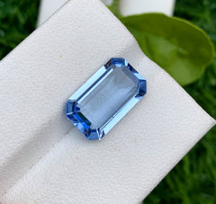 Santa Maria Blue Color Aquamarine Gemstone, Loose Gemstone, Aquamarine Faceted Cut Stone for Ring Making - 4.25 carat