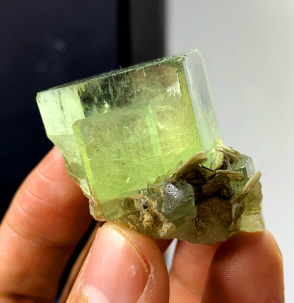 Natural Yellow Color Heliodor var Beryl with Mica from Pakistan - 48 gram