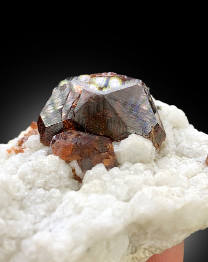 Natural Red Color Garnet Crystals on Matrix from Skardu Pakistan - 56 gram