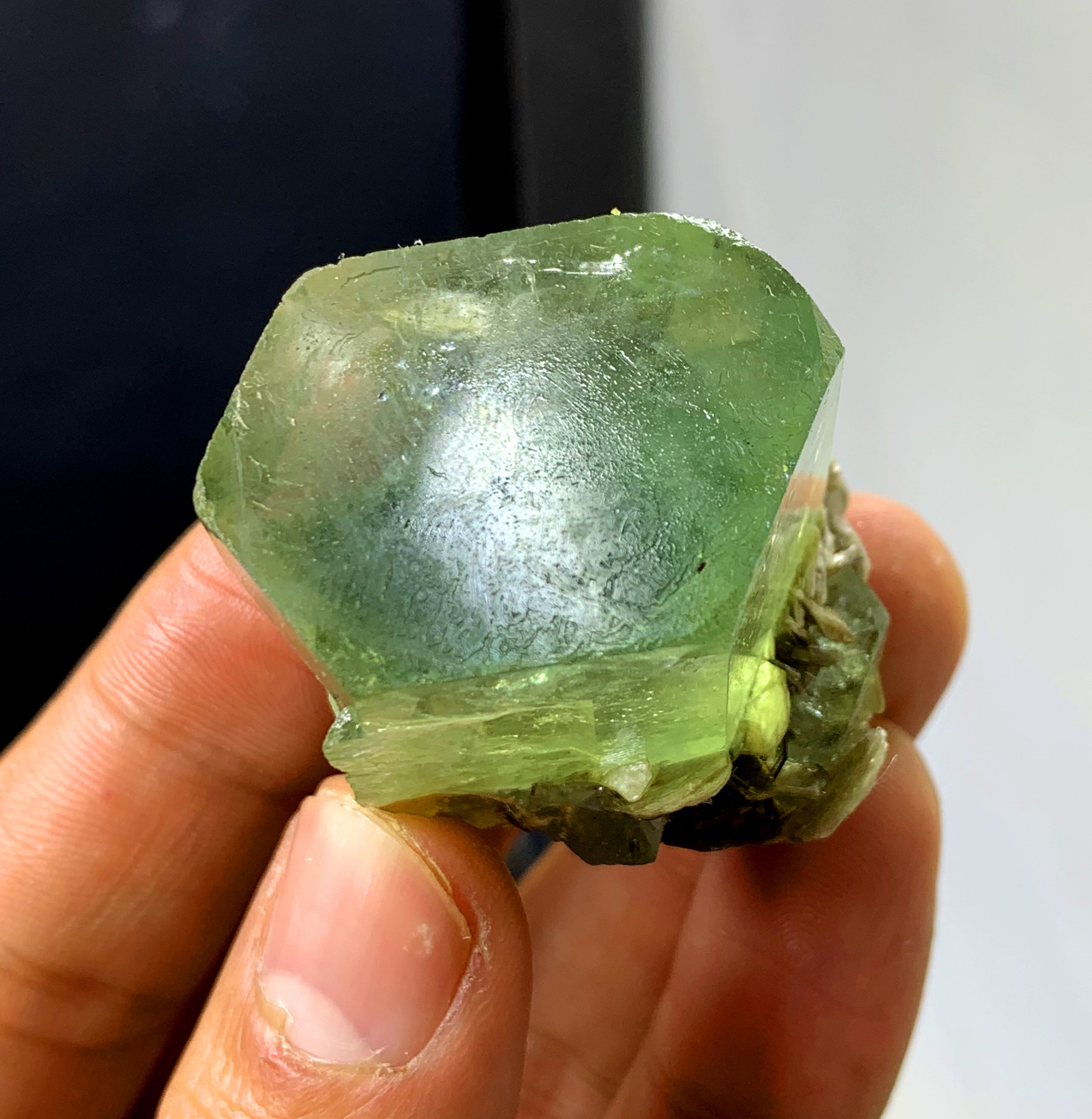 Natural Yellow Color Heliodor var Beryl with Mica from Pakistan - 48 gram