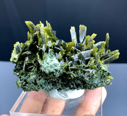 Lush Green Epidote Cluster from Pakistan - 124 gram
