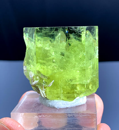 Yellow Heliodor var Beryl on Mica from Pakistan - 72 gram