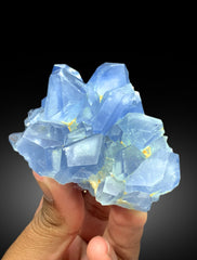 Natural Blue Color Celestine Crystals, Celestine Specimen, Fine Mineral, Celestine from Baghdis, Mine Afghanistan - 293 gram