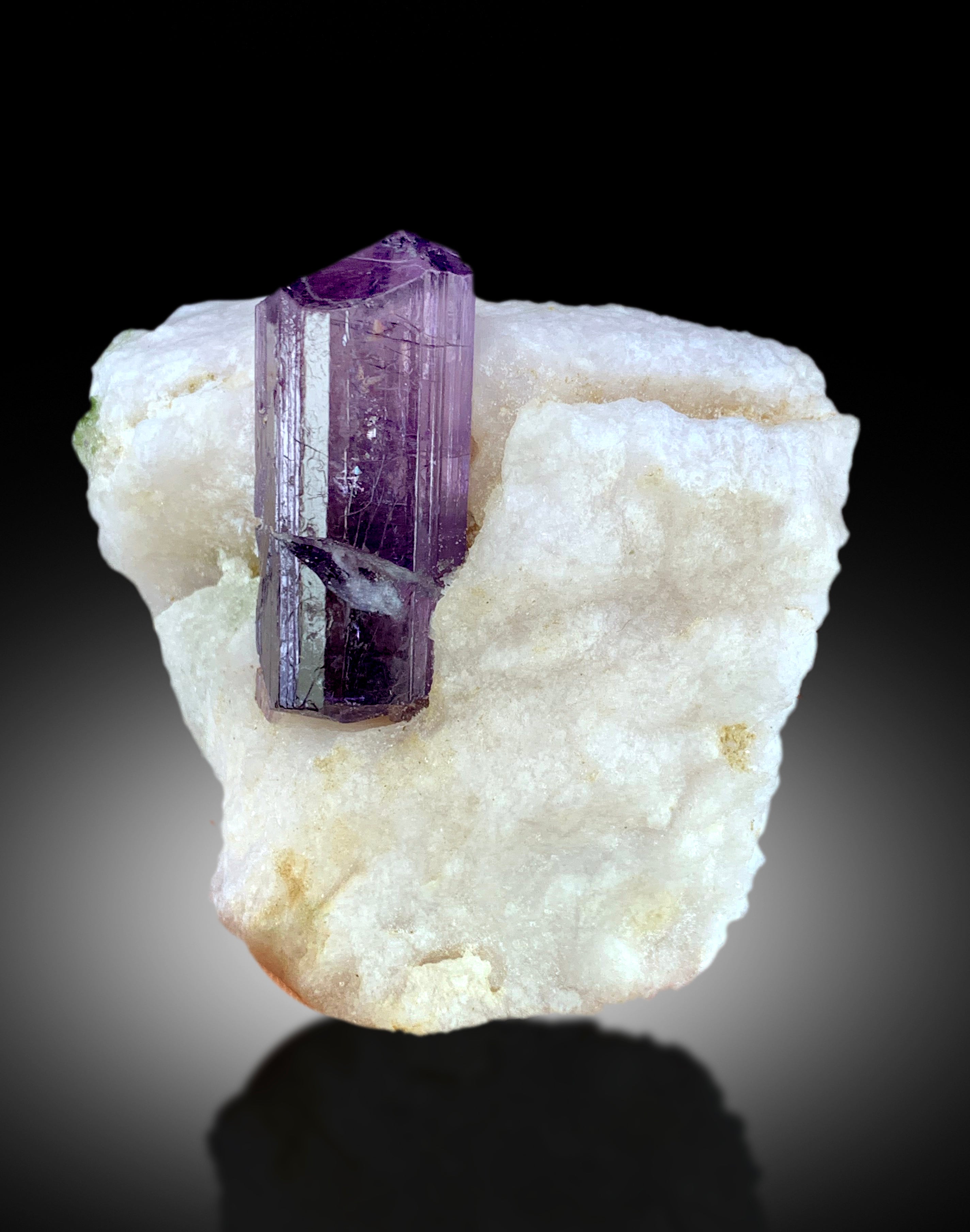 Natural Purple Color Scapolite on Matrix, Scapolite Crystal, Raw Mineral, Scapolite Specimen from Afghanistan - 177 gram