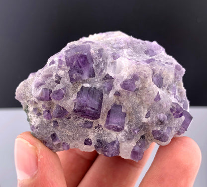 Purple Scapolite Crystal on Matrix from Afghanistan - 84 Grams