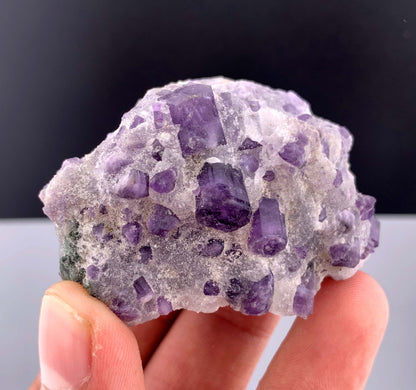 Purple Scapolite Crystal on Matrix from Afghanistan - 84 Grams