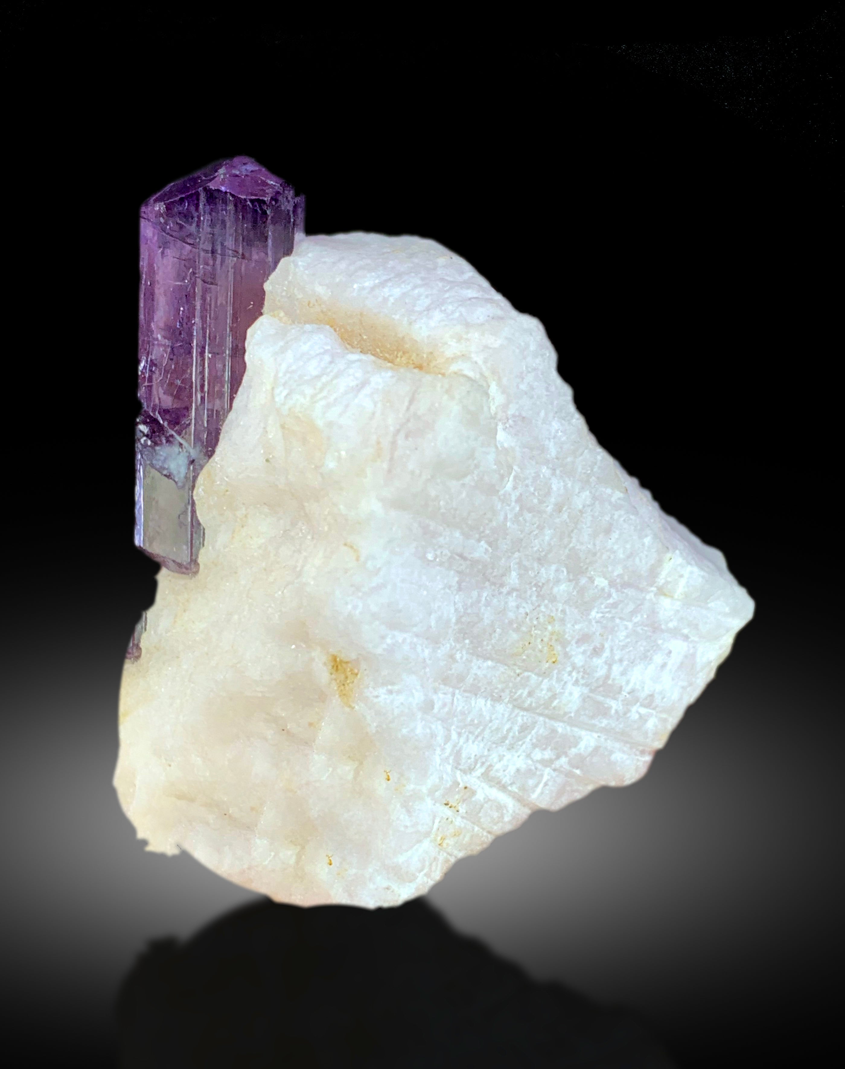 Natural Purple Color Scapolite on Matrix, Scapolite Crystal, Raw Mineral, Scapolite Specimen from Afghanistan - 177 gram