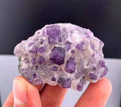 Purple Scapolite Crystal on Matrix from Afghanistan - 84 Grams